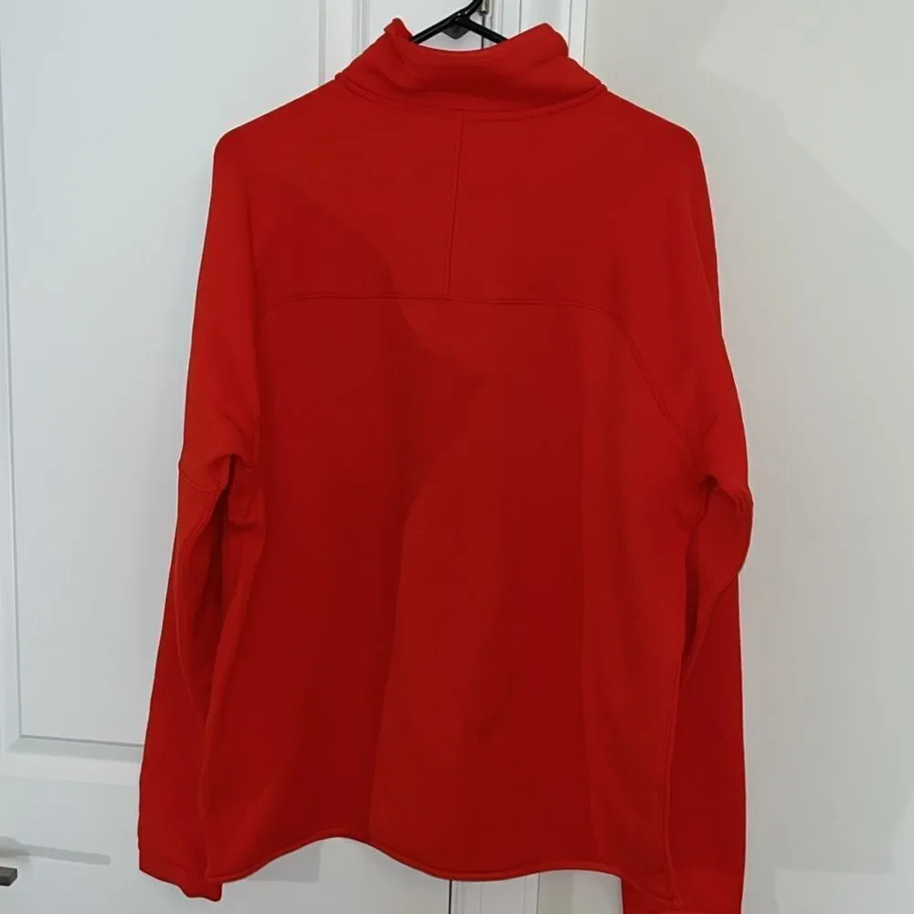 New The North Face Canyonlands Hi Alt Fleece Pullover Sweatshirt Fiery Red L NWT